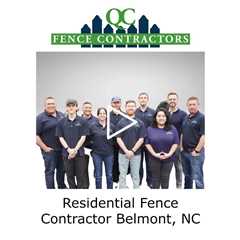 Residential Fence Contractor Belmont, NC - QC Fence Contractors