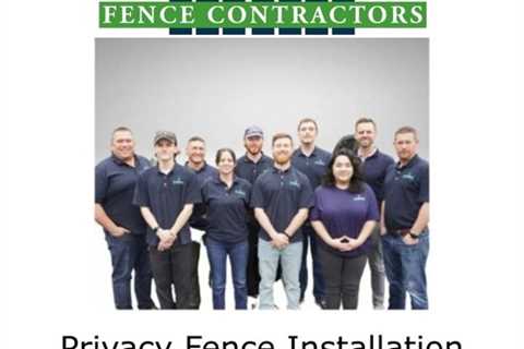 Privacy Fence installation Matthews, NC