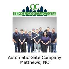 Automatic gate company Matthews, NC - QC Fence Contractors