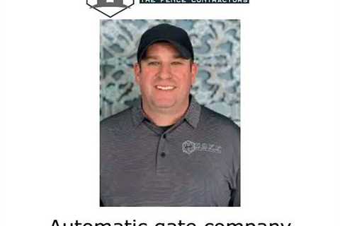 Automatic gate company West Chester, PA - Hoff - The Fence Contractors's Podcast
