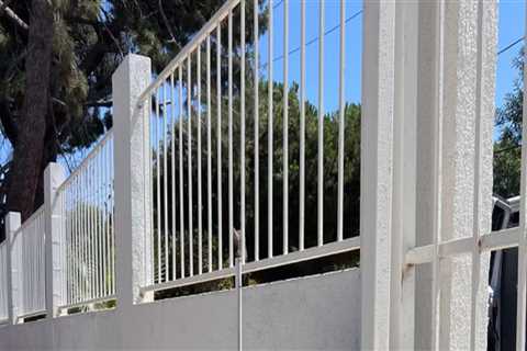 Planning Electric Gate Repair Around Front Yard Landscaping In Tarzana