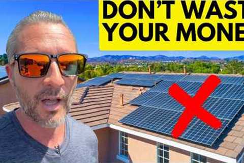 People are REGRETTING Putting Solar Panels on Their Houses!