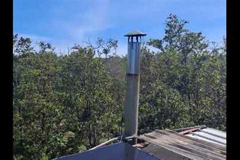Solar Panels Install on Treehouse  #bigisland #hawaii #treehouse