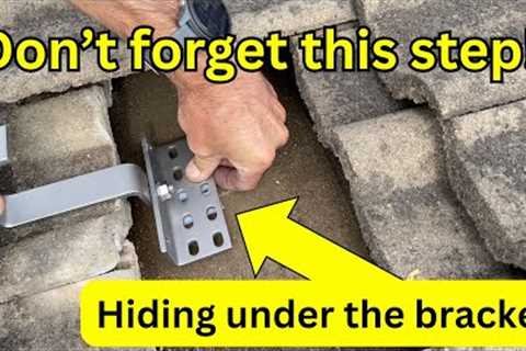 Install solar panel Roof Hooks on tile roof (tile mounting bracket)