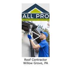 Roof Contractor Willow Grove, PA - All Pro Home Improvement and Roofing