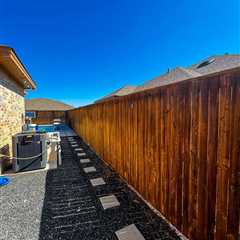 Wood fence installation Midland, TX