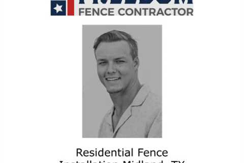 Residential fence installation Midland, TX