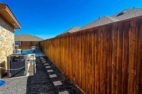 Wood fence installation Midland, TX