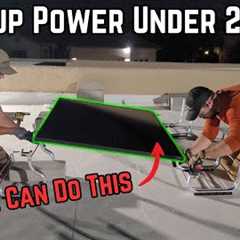 How to Install Solar With ZERO Roof Holes