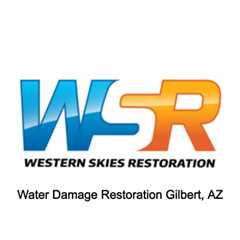 Water Damage Restoration Gilbert, AZ