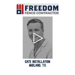Gate Installation Midland, TX - Freedom Fence & Services