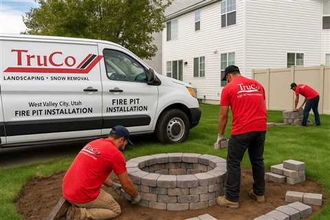 West Valley City Utah Fire Pit Installation