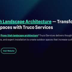 Provo Utah Landscape Architecture — Transforming Outdoor Spaces with Truco Services