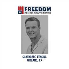 Slatboard Fencing Midland, TX