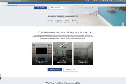 Entertainment Wall Remodeling in Arcadia | Planning Before You Build