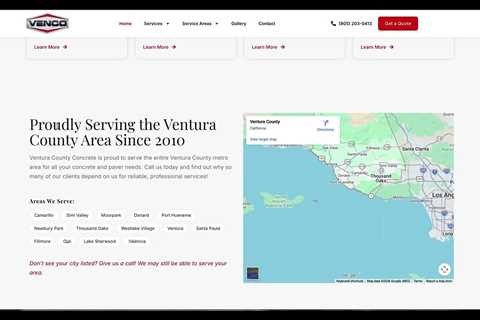 Concrete Company Camarillo | Venco Construction