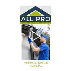 Residential Roofing Exton, PA - All Pro Roofing Materials