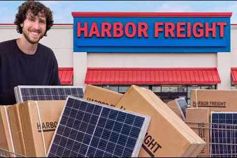 I Tried Every Solar Panel at Harbor Freight
