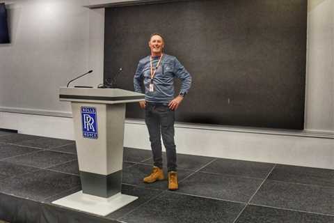 Rolls-Royce Derby Nexgen Portable Staging System Installation - tomsdelilondon