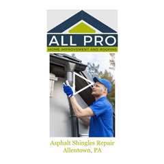 Asphalt Shingles Repair Allentown, PA - All Pro Roof Stone Atlas