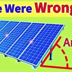 How to Determine the Best Tilt Angle of Solar Panels?