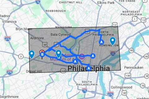 HVAC System Design Philadelphia County, PA - Google My Maps